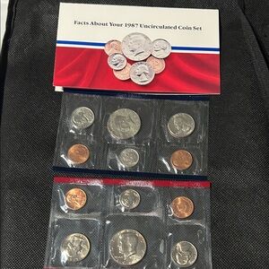 1987 Uncirculated Coin Set